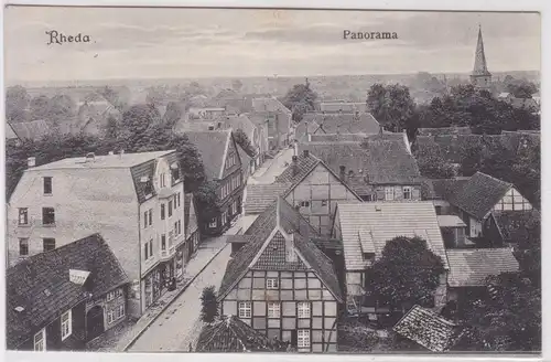 28094 Ak Rheda-Wiedenbrück Panorama 1912