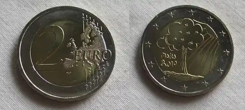 2 Euro Gedenkmünze Malta 2019 Natur und Umwelt Stgl. (159623)