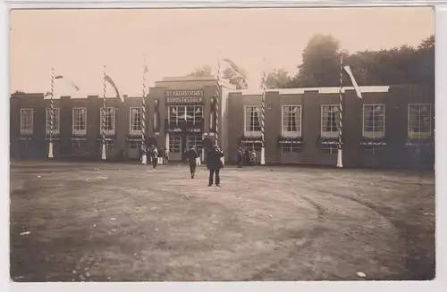 900956 Foto Ak 21.sächsisches Bundeskegeln in Meerane 1931