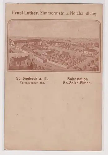 900294 Ak Schönebeck a.E. Bahnstation Groß-Salze-Elmen um 1910