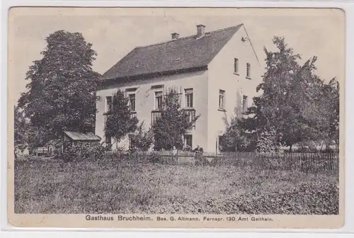 900447 AK Gasthaus Bruchheim über Bad Lausick, Besitzer G. Altmann 1938