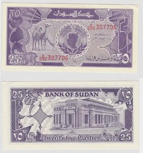 25 Piastre Banknote Sudan 1987 bankfrisch UNC (121871)