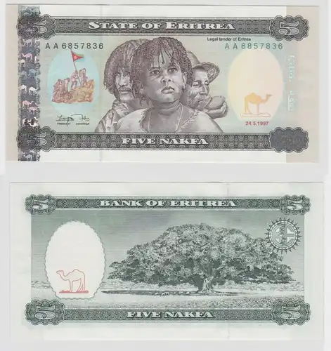 5 Nakfa Banknote State of Eritrea 24.05.1997 (138597)