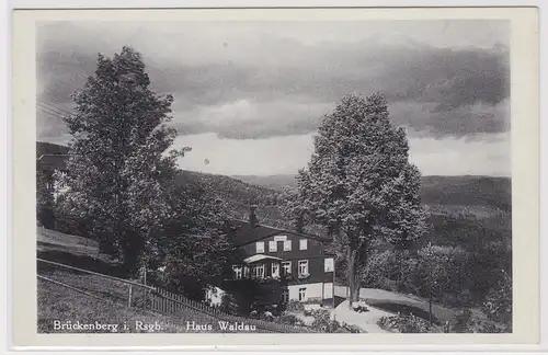901512 Ak Brückenberg im Riesengebirge Haus Waldau 1935