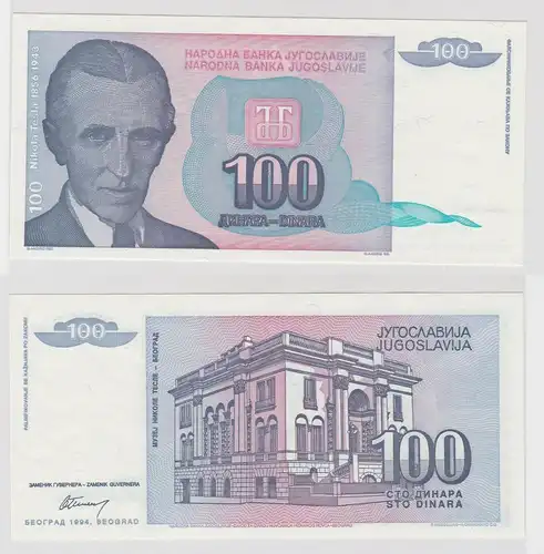 100 Dinar Banknote Jugoslawien 1994 kassenfrisch (133258)