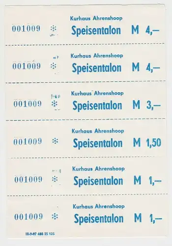 Banknote DDR Speisentalon Kurhaus Ahrenshoop 14,50 Mark 1985 (148844)