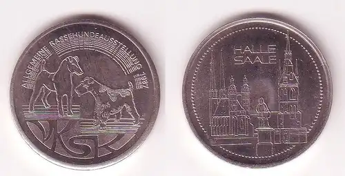 DDR Medaille KVSK Allgemeine Rassehundeausstellung Halle 1987 (115105)