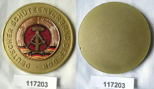 seltene DDR Medaille Deutscher Schützenverband der DDR Gold (117203)