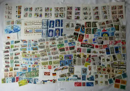 100 DDR Blöcke, Kleinbögen, Zusammendrucke postfrisch (103192)