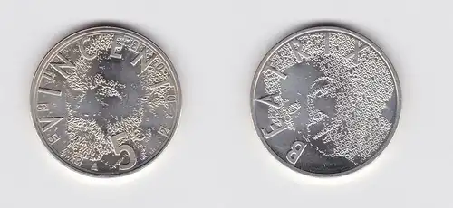 5 Euro Silber Münzen Niederlande 2003 Königin Beatrix (119459)