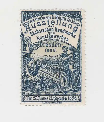 Vignette Ausstellung des sächs.Handwerks & Kunstgewerbes Dresden 1896 (62158)