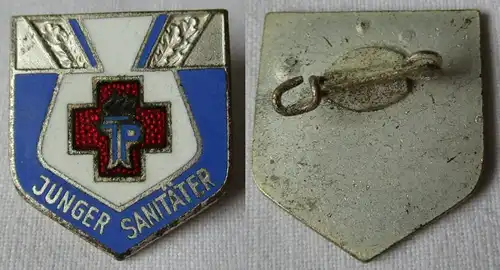DDR Abzeichen Rotes Kreuz Junger Sanitäter in Silber (135596)