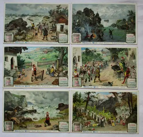 Liebigbilder Serie Nr. 517 Wilhelm Tell I 1901 (5/123450)