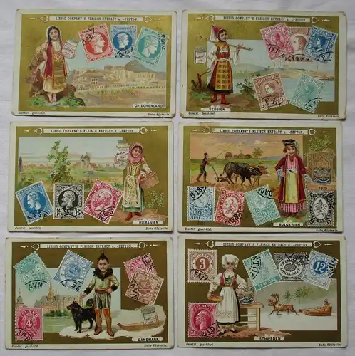 Liebigbilder Serie Nr. 456 Briefmarken III 1900 (5/120589)