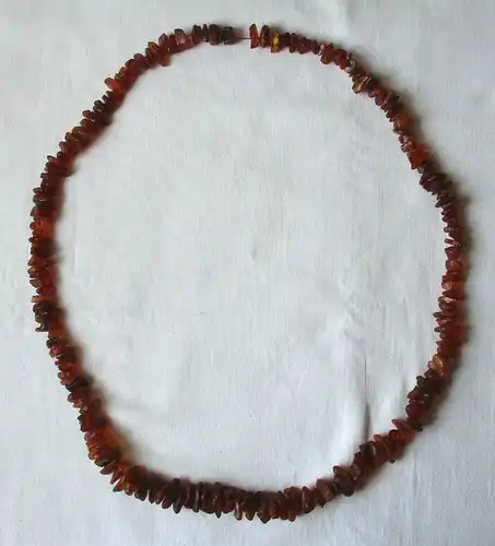 hübsche Damen Halskette aus Natur Bernstein (131409)