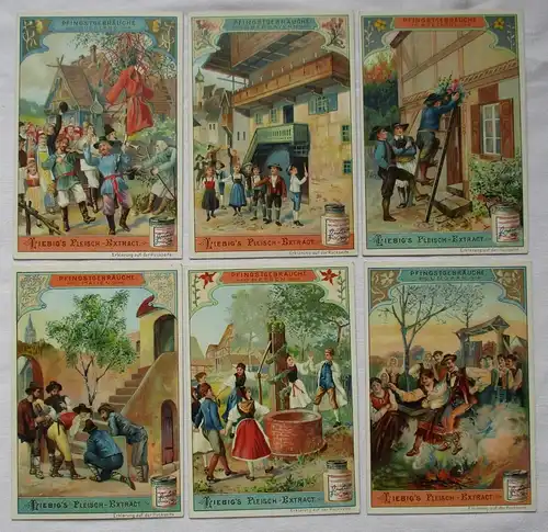 Liebigbilder Serie Nr. 540 Pfingstgebräuche 1902 (5/125666)