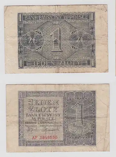 1 Zloty Banknote Polen 1941 (117851)