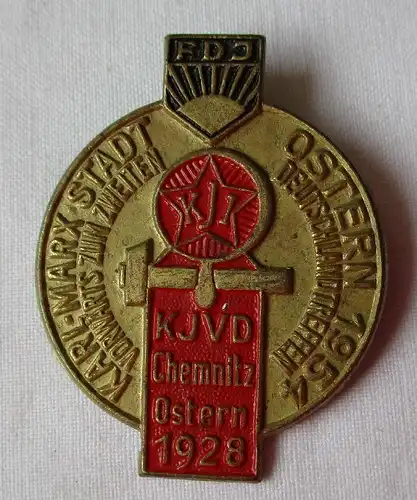 Abzeichen kommunistischer Jugendverband Deutschlands Chemnitz 1928 (127873)