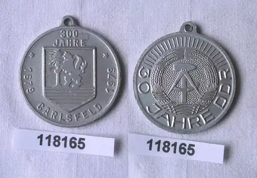 DDR Medaille 30 Jahre DDR 300 Jahre Carlsfeld 1979-1979 (118165)
