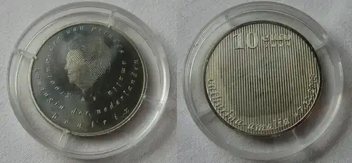 10 Euro Münzen Niederlande Geburt von Catharina-Amalia 2004 (134210)