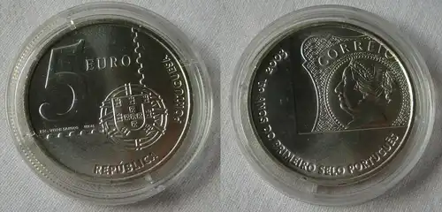 5 Euro Münze Portugal 2003 150 Jahre Briefmarken in Portugal (134055)