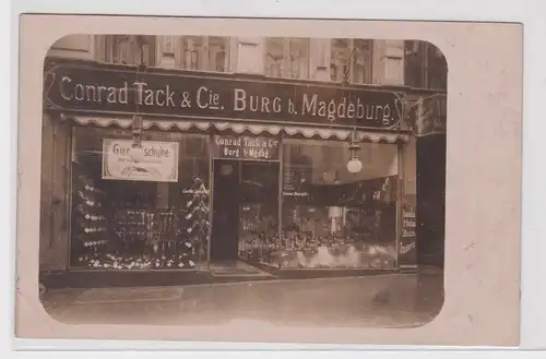 23834 Foto Ak Firma Conrad Tack & Co. Burg bei Magdeburg 1909