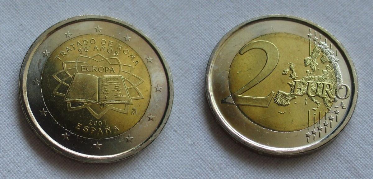 2 Euro Münze Römische Verträge 50 Jahre oldthing.de