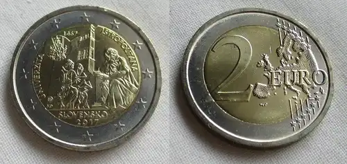 2 Euro Münze Slowakei 2017 Université Istropolitana (159353)