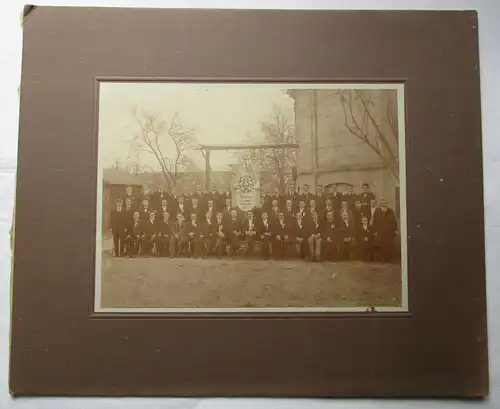 Foto Männergesangsverein Mockern bei Leipzig gegr. 11. Oktober 1873 (115587)