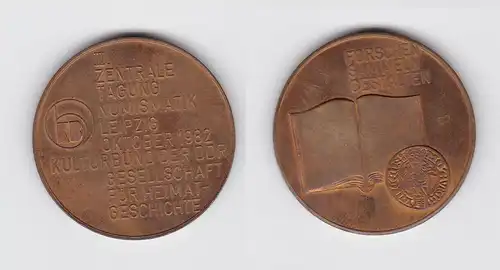 DDR Medaille Zentrale Tagung Numismatik Leipzig 1982 (123404)