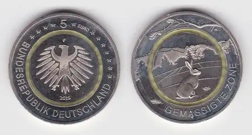 5 Euro Münze Deutschland Gemässigte Zone 2019 (130930)