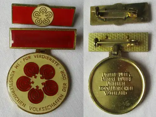 DDR Orden Medaille für Verdienste im künstlerischen Volksschaffen 257 a (133705)