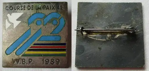 DDR Abzeichen 42. Friedensfahrt 1989 Course de la Paix 42 W.B.P. (137661)