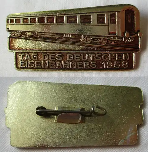 DDR Abzeichen Tag des deutschen Eisenbahners 1958 Bartel III Nr. 546 (138276)