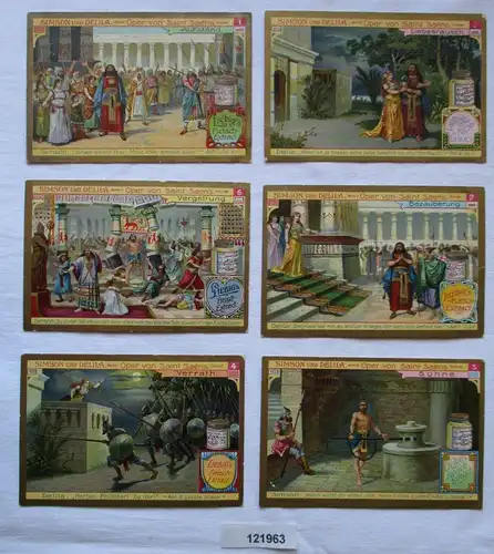 4/121963 Liebigbilder Serie Nr. 695 Simson und Delila 1906