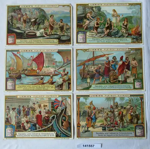 Liebigbilder Serie Nr. 770 Handels- und Industrie-Entwicklung 1910 (7/141557)