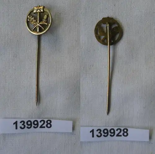 DDR Ehrenzeichen Abzeichen einer Handelskammer 800er Silber in Gold (139928)