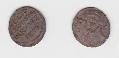 1 Solidus Billon Münze Brandenburg Preussen 1659 f.ss (154205)