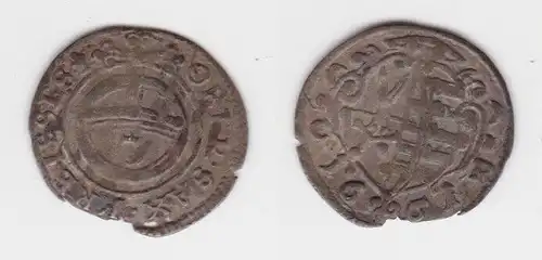 3 Pfennig Silber Münze Sachsen 1661 s/ss (143282)