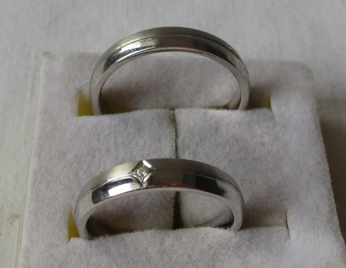 Alexander Graham Bell wanhoop benzine hochwertige 925er Sterling Silber Ringe Eheringe Verlobung Zirkonia  (115454) Nr. 334486364106 - oldthing: Ringe