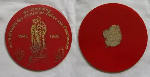 Plakette 40.Jahrestag Befreiung des deutschen Volkes vom Faschismus 1985 /134885