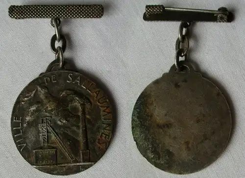 Medaille Ville de Sallaumines - Taube über Kraftwerk (128208)