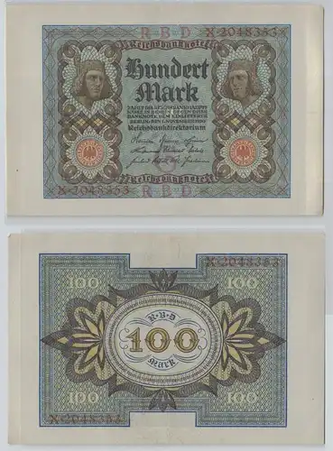 100 Mark Reichsbanknote 1.11.1920 Rosenberg 67 a (152294)