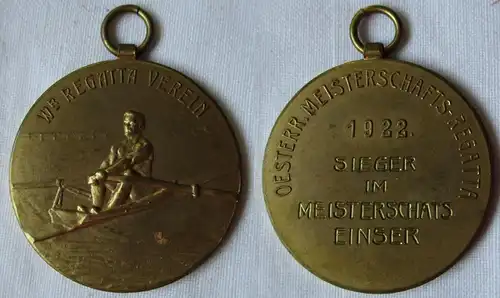 seltene Medaille Österreichische Meisterschafts Regatta 1922 (133228)