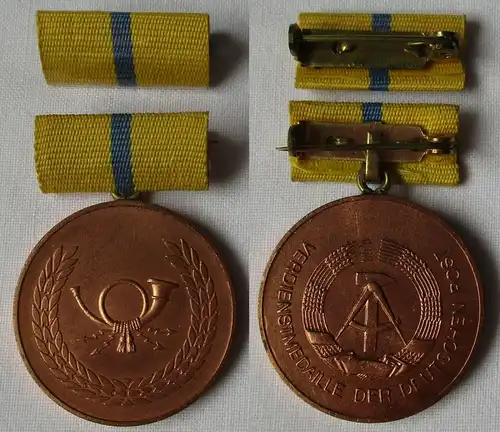 DDR Verdienstmedaille der Deutschen Post Bronze Bartel 235 b (110106)