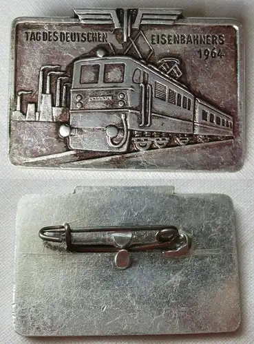 DDR Abzeichen Tag des deutschen Eisenbahners 1964 Bartel III Nr. 584 (139219)