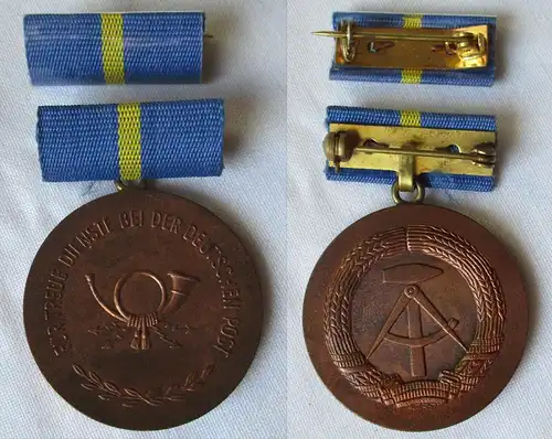 DDR Medaille für Treue Dienste der Deutschen Post Gold im Etui (113837)