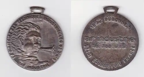 seltene Werbe Reklame Medaille Frankreich Air Industrie  (160922)