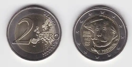 2 Euro Bi-Metall Münze Portugal 2017 Raul Brandoa (143231)
