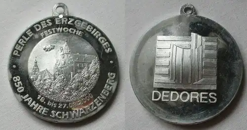 Medaille 850 Jahre Schwarzenberg Festwoche 2000 Dedores (143301)